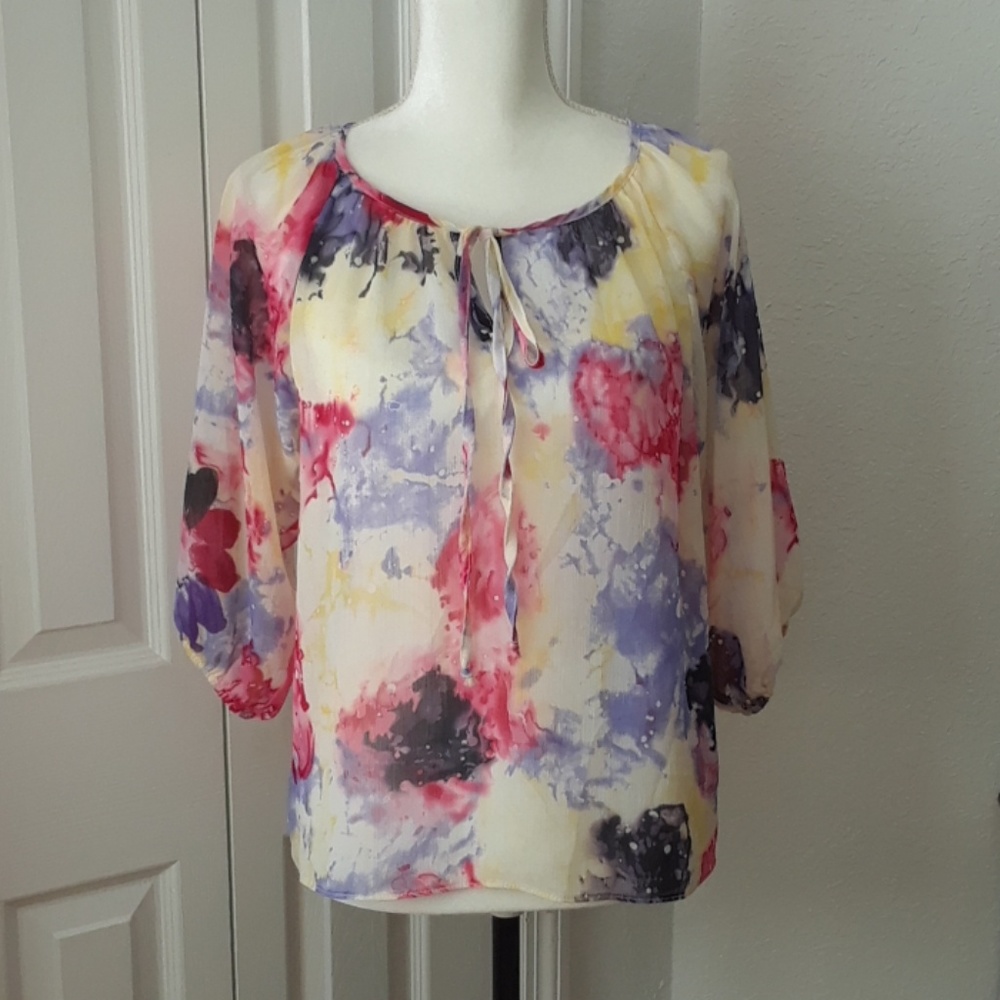 D.F.A. New York Sheer Blouse